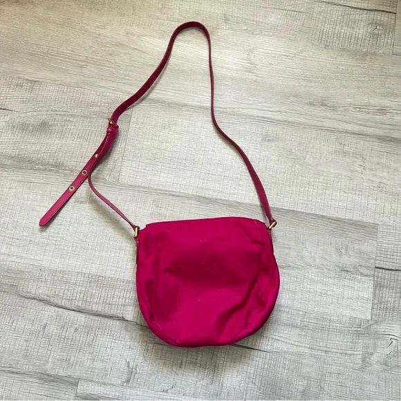 MARC JACOBS Preppy Nylon Mini Natasha Crossbody Bag Pink Magenta - Picture 5 of 16